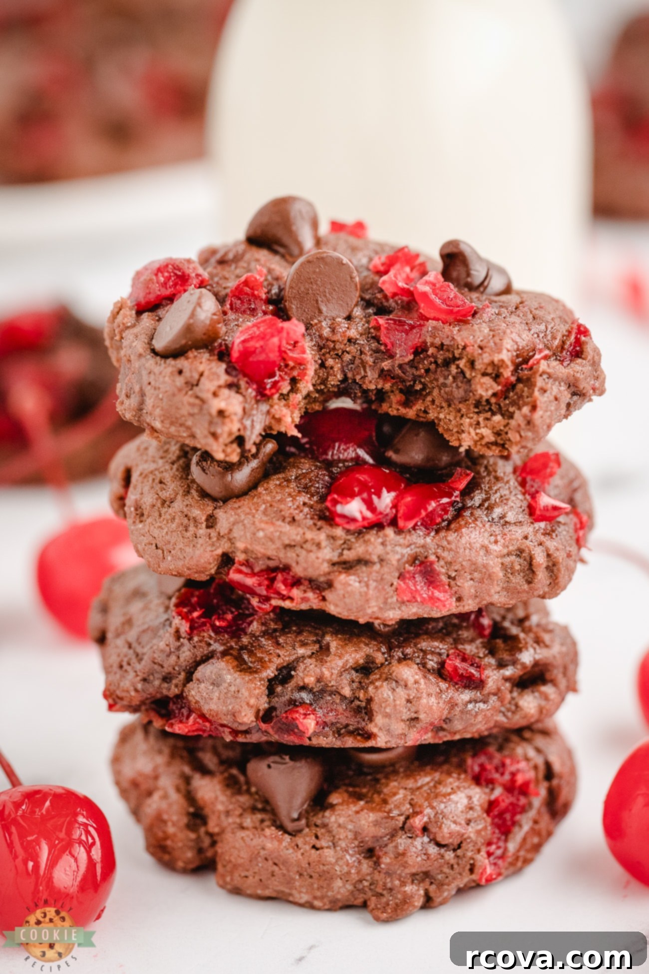 Decadent Chocolate Cherry Cookies 1 featured 4405