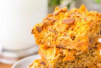 Butterfinger Crunch Cookie Bars