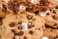 S’mores-Inspired Oatmeal Chocolate Chip Cookies