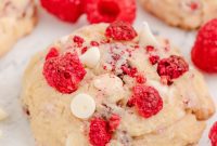 Cheesecake-Filled Raspberry Cookies