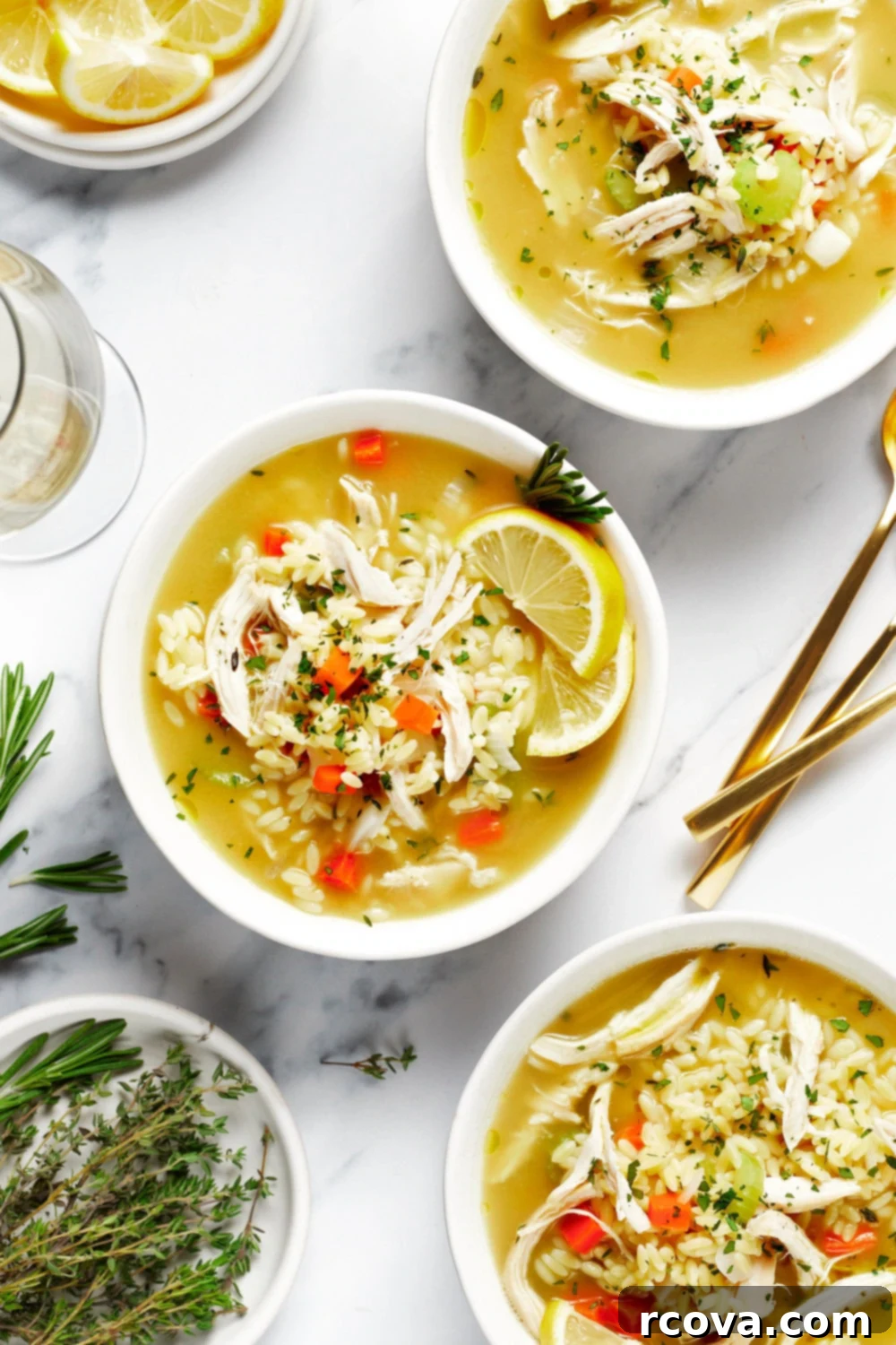 Easy One Pot Lemon Chicken Orzo Soup 1 featured 48582