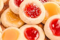 THUMBPRINT COOKIES WITH POPPY SEED