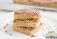 Irresistible Snickerdoodle Cookie Bars