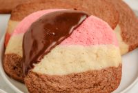 Marbled Chocolate Neapolitan Cookies