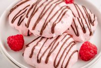 Delicate Raspberry Meringues