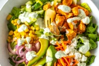 Lightened Up Buffalo Chicken Salad