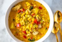 Easy Creamy Chicken Corn Chowder