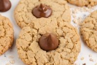 Chewy Oatmeal Kiss Cookies