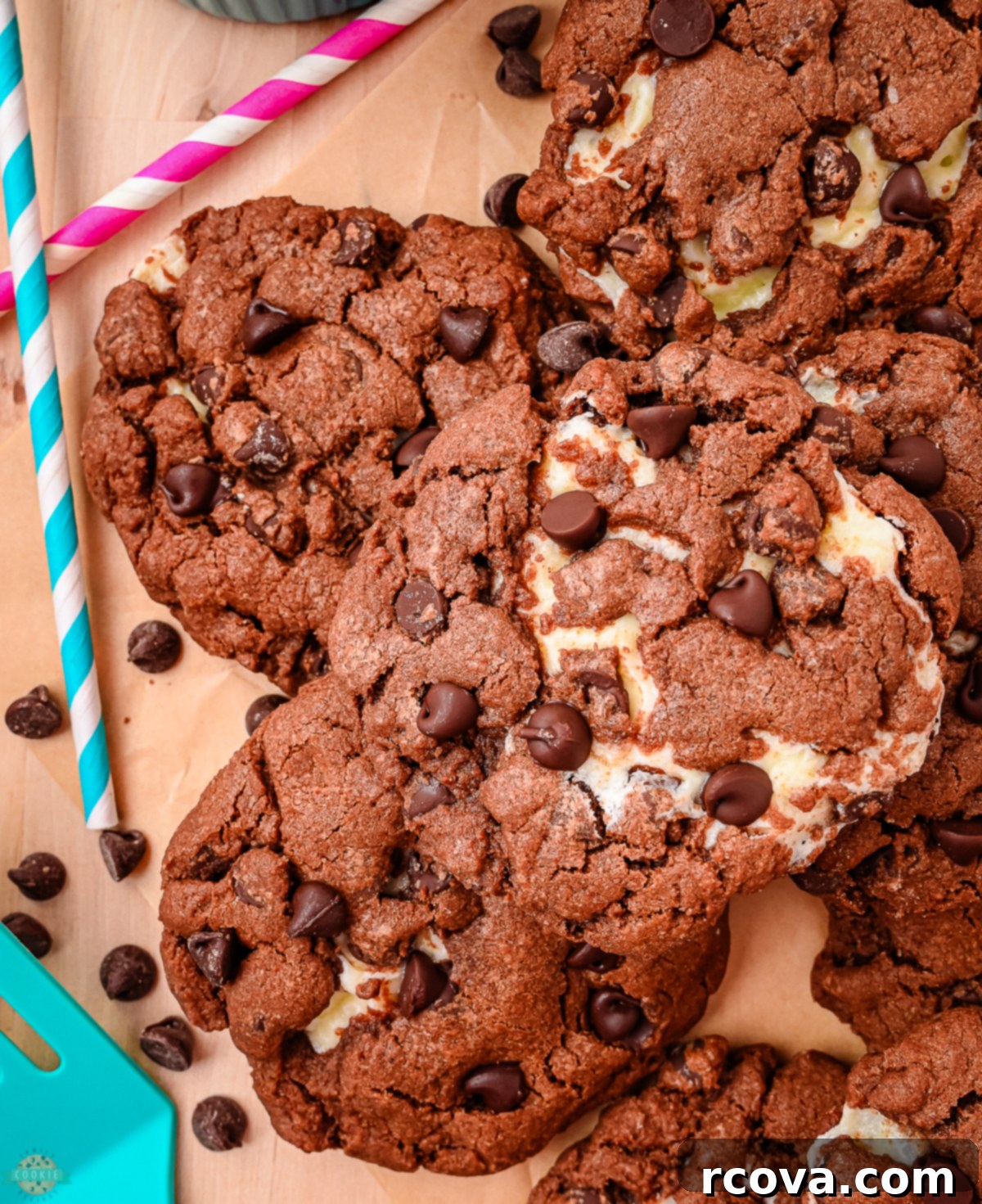 Lush Chocolate Cream Cheese Cookies 1 featured 55426