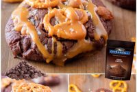 Fudgy Salted Caramel Brownie Cookies
