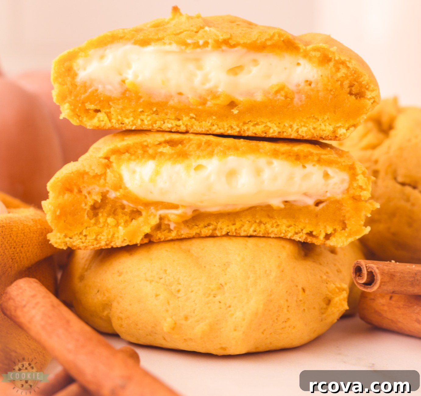 Pumpkin Cookies with a Creamy Cheesecake Core 1 featured 60156