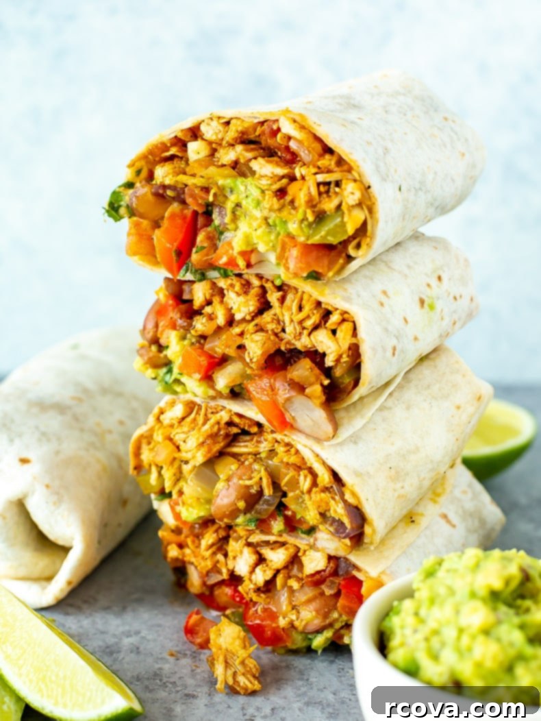 Quick Chicken Burrito Meal 1 featured 6149