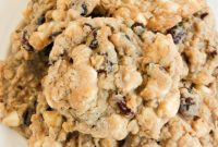 Blissful Berry White Chocolate Oat Cookies