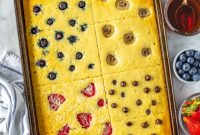 Sheet Pan Pancakes 4 Ways