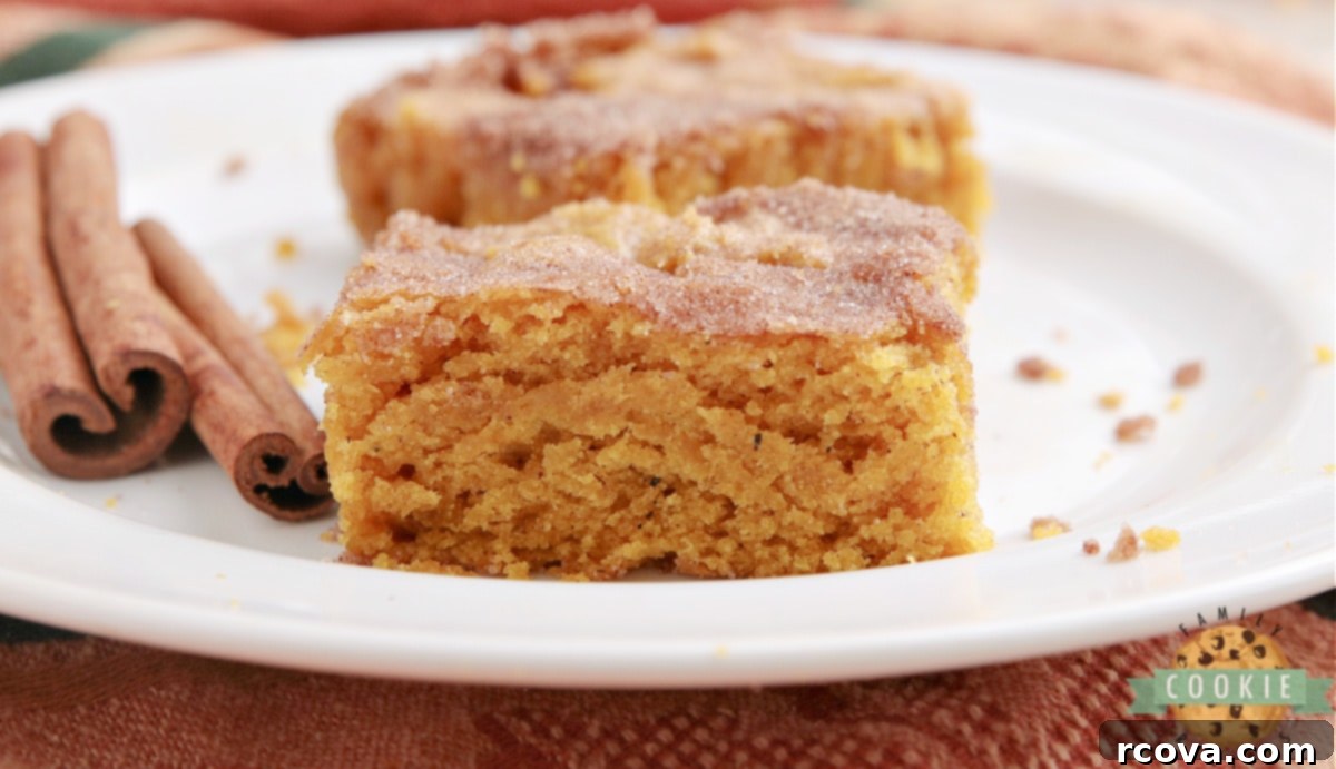 Irresistible Pumpkin Snickerdoodle Bars 1 featured 6475