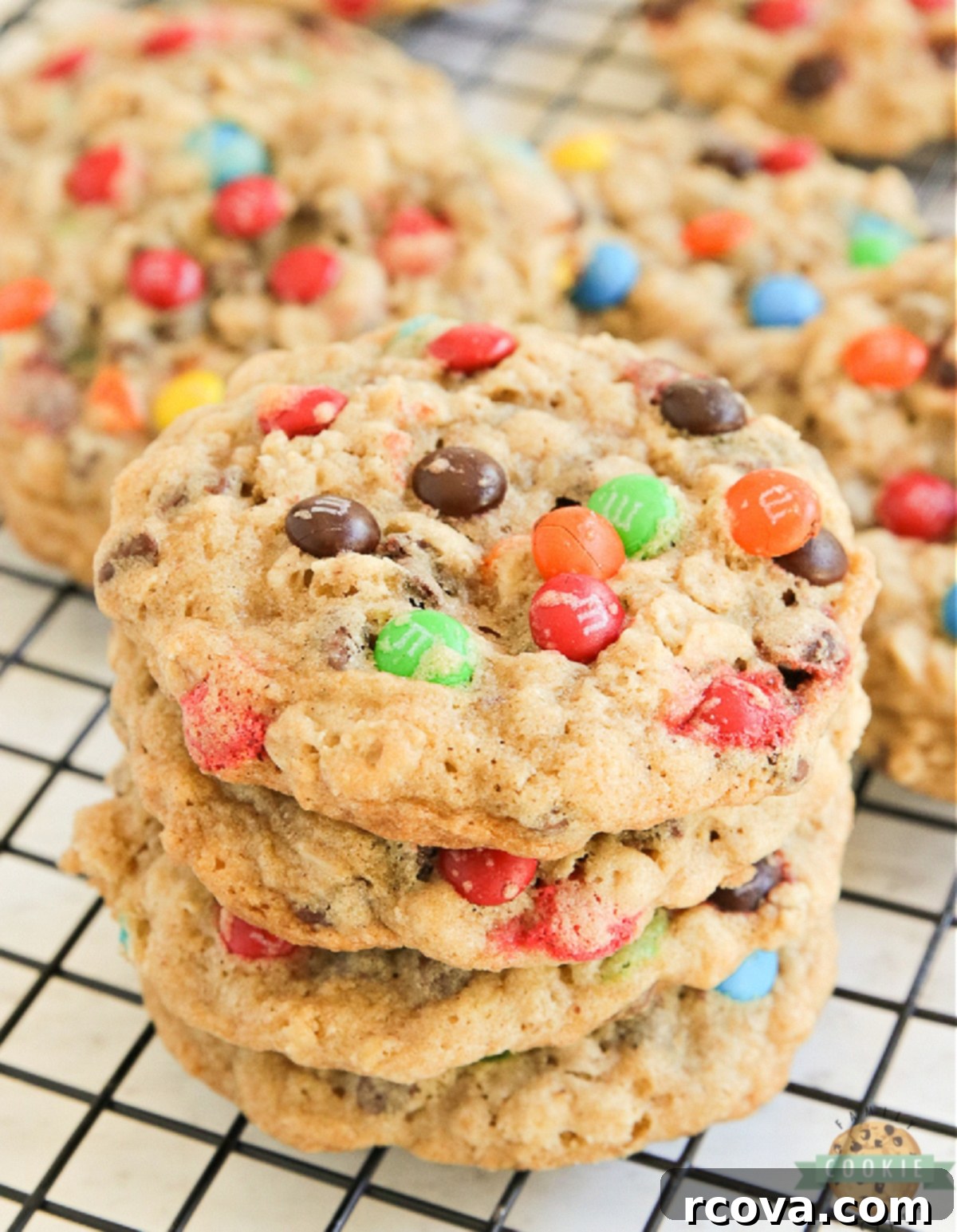 Colorful M and M Oatmeal Cookies 1 featured 6618