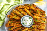 Perfectly Crispy Air Fryer Zucchini Fries