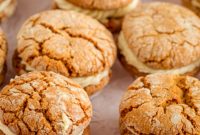 Spiced Gingerbread Cream Sandwiches