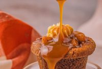 Warm Spiced Caramel Apple Gingerbread Cookies