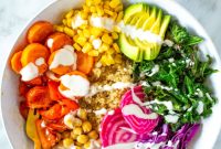 Vibrant Rainbow Harvest Bowl