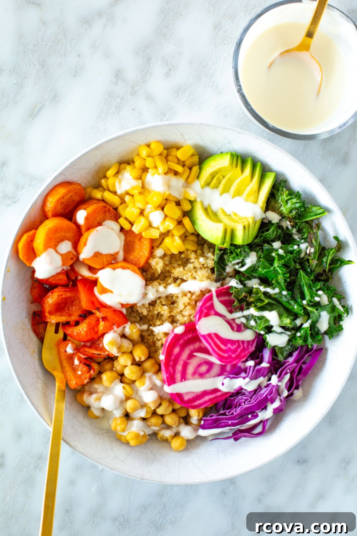 Vibrant Rainbow Harvest Bowl 1 featured 70072