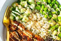 Effortless Spicy Salmon Sushi Bowls