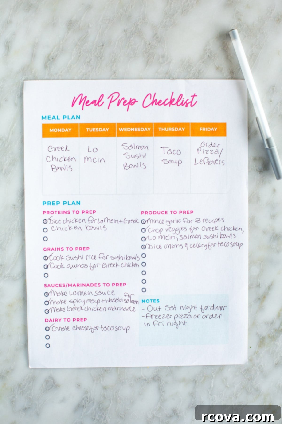 Master Meal Prep: Free Checklist Template 1 featured 71416