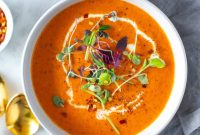 Smoky Red Pepper Bisque