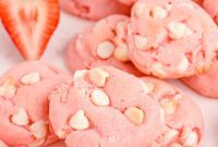 White Chocolate Strawberry Cake Batter Delights