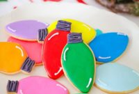 Twinkling Christmas Light Cookies