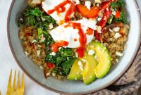 Hearty Savory Quinoa Breakfast Bowl