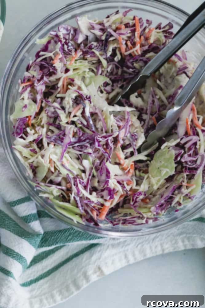 Rich & Creamy Mayonnaise Coleslaw 1 featured 7708