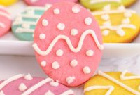 Whimsical Easter Egg Sugar Cookies
