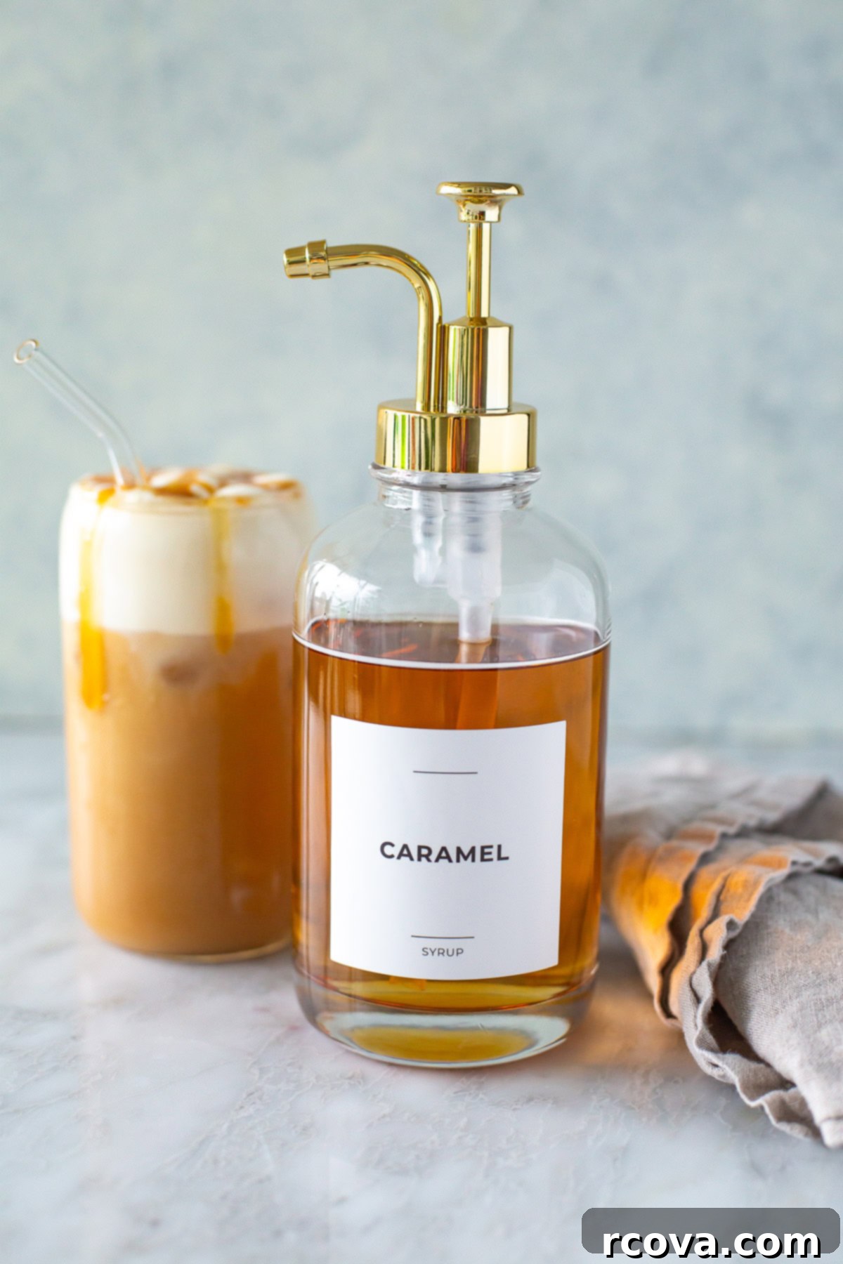 Barista Style Caramel Syrup for Iced Coffee 1 featured 87298
