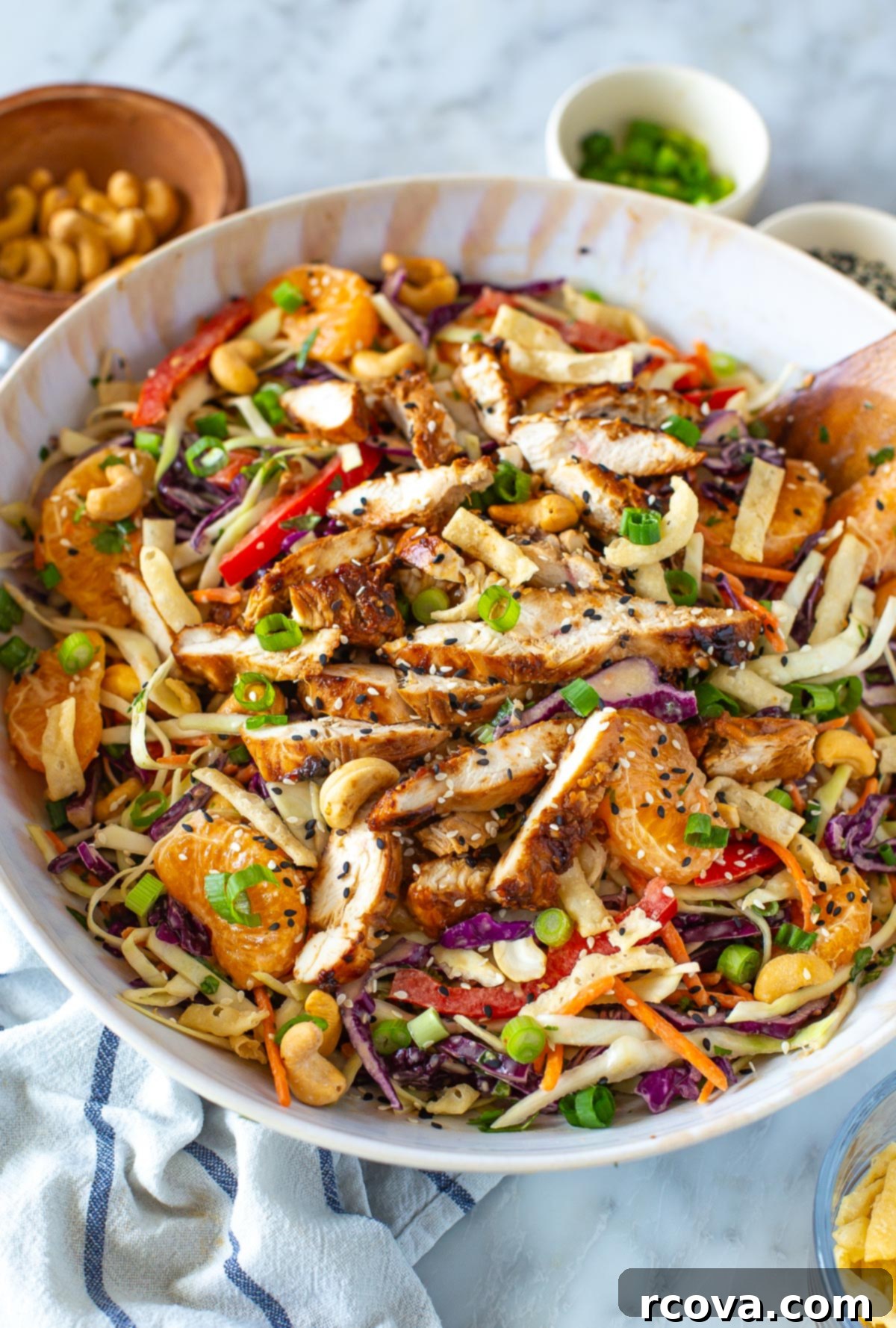 Vibrant Mandarin Chicken Salad 1 featured 87305