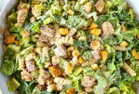 Creamy Caesar Chicken Pasta Salad