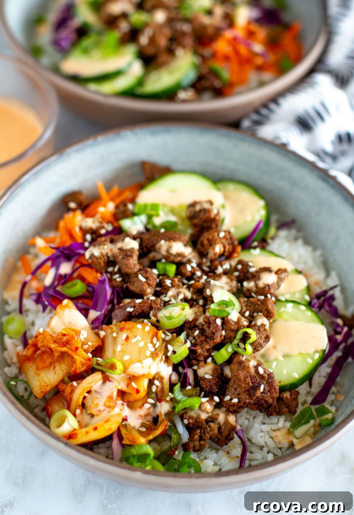Weeknight Korean Beef Bowls 1 featured 89288