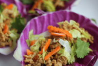 Thai Peanut Turkey Tacos