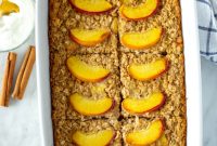 Protein-Packed Peachy Baked Oats