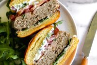 Silken Feta Turkey Burgers