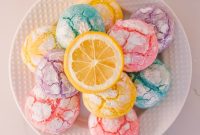 Lemon Sunshine Crinkle Cookies