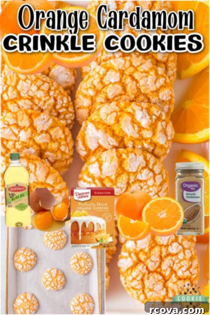 Zesty Cardamom Delights 6 Orange Cardamom Cookies are soft & chewy, packed with warm citrus flavors! This cardamom cookie is a unique and incredible dessert that's perfect for the holidays!