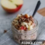 Effortless Apple Pie Overnight Oats with Apple Butter 5 Apple Butter Overnight Oats