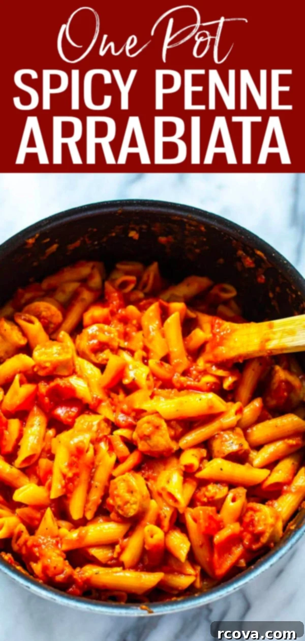 Quick-Fix Fiery Penne Arrabiata 4 Delicious One-Pot Spicy Penne Arrabiata with Sausage, Peppers & Rich Sauce – 30-Minute Meal Prep Idea! #arrabiata #onepotpasta #mealprep