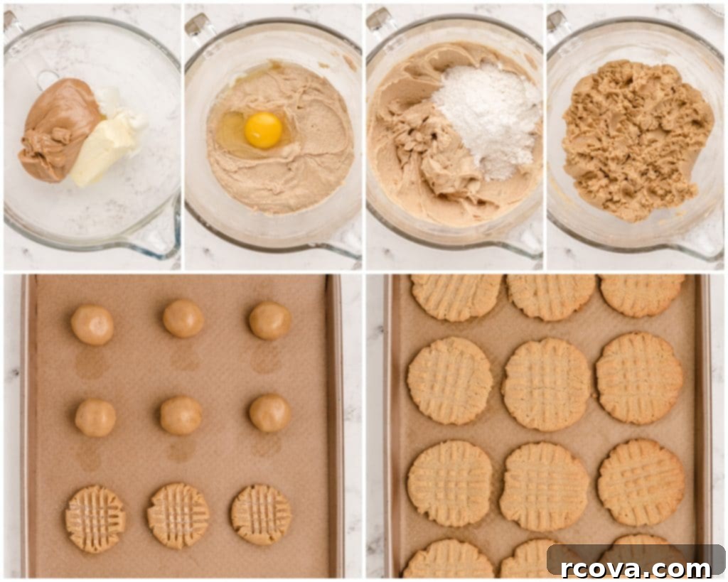 Grandma's Legendary Peanut Butter Cookies 5 How to make classic peanut butter cookies like Grandma