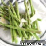 Crispy Parmesan Asparagus Spears 6 parmesan roasted asparagus keto