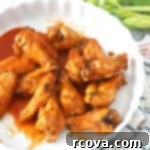 Guilt-Free Crispy Buffalo Wings 12 Air Fryer Buffalo Wings - crispy and #lowcarb #keto #paleo