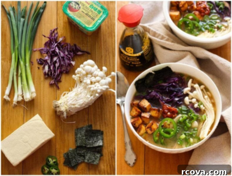 Fiery Tofu Miso Soba Bowls 4 Miso Soba Noodle Bowls