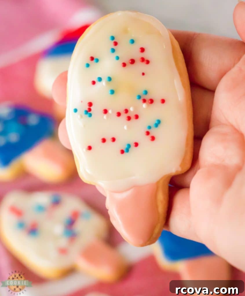 Colorful Cookie Pops 5 popsicle cookies with sprinkles