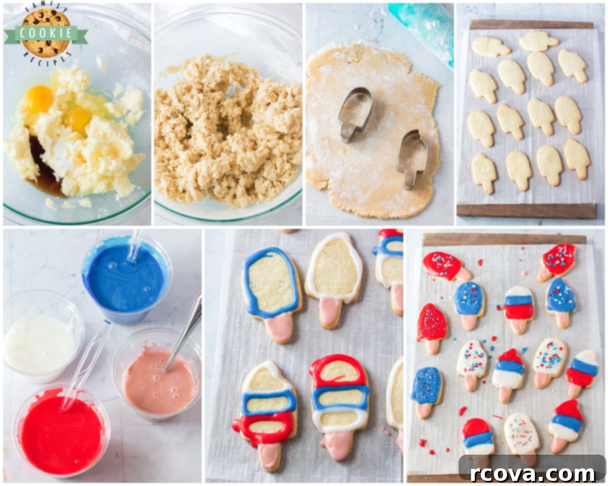Colorful Cookie Pops 6 how to make popsicle cookies